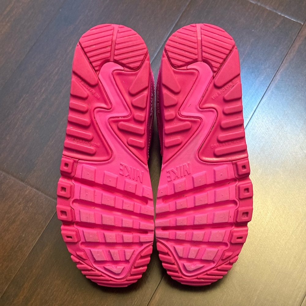 Nike Air Max 90 GS Fuchsia Sneakers Size: 4Y/5.5 Women’s - Picture 6 of 7